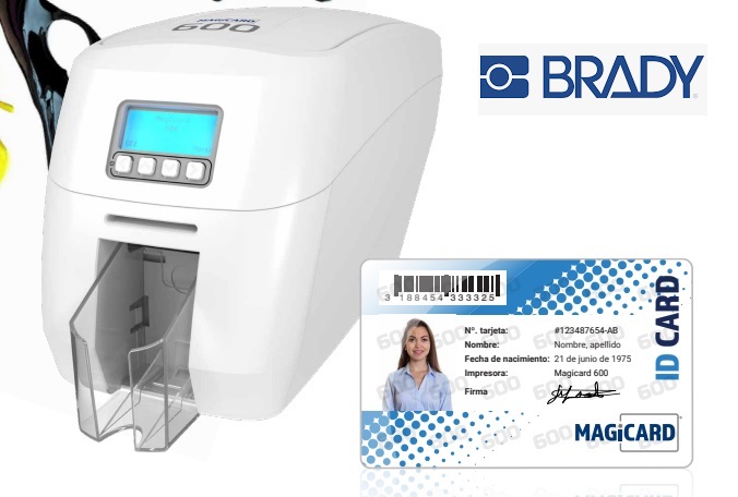 Impresora de tarjetas de identificación BRADY