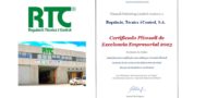 RTC recibe el Certificado Plimsoll de Excelencia Empresarial
